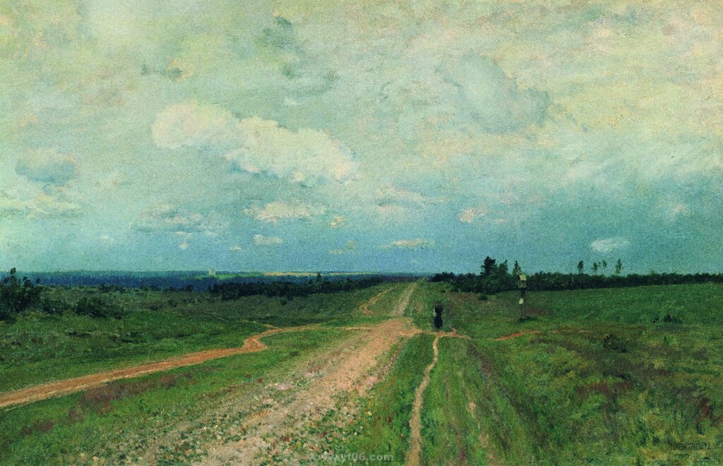 伊萨克.列维坦－弗拉基米尔卡 淘宝：名画资源店