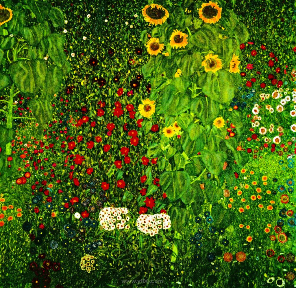 向日葵 油画 52x51 _075959