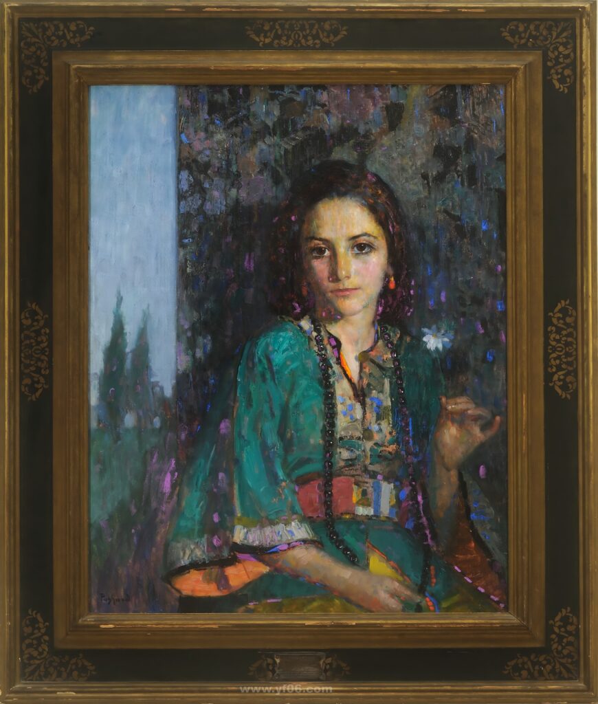 普希曼的侄女多拉（Dora）14岁，着传统的亚美尼亚服装。脸上的悲伤表情代表亚美尼亚人民的痛苦_124151