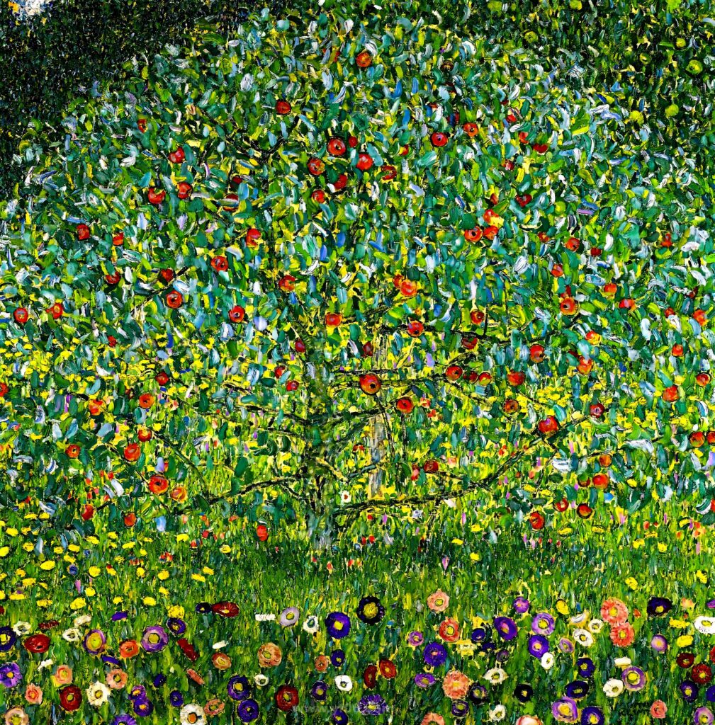 苹果树 油画 34x35 _074048