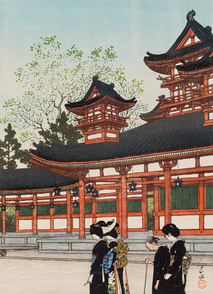 9p川濑巴水浮世绘版画素材高清打印图一-乙霏美术素材网